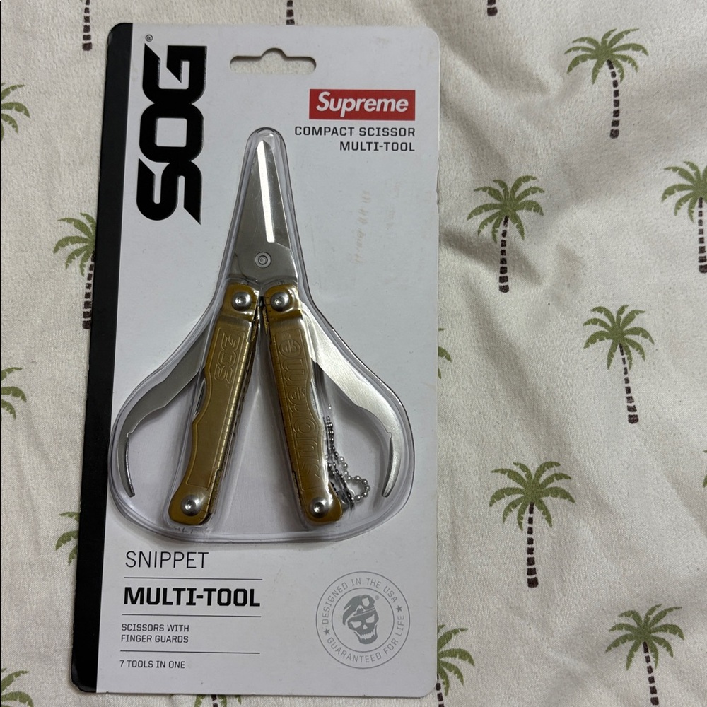 Supreme SOG Multi-Tool with Gold Handles